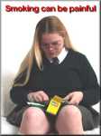 Ashlea spanked for smoking