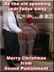 Dani's Christmas spanking